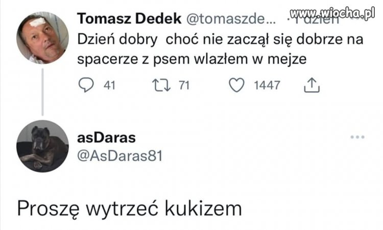 A Wam co się dzisiaj przydarzyło ... 