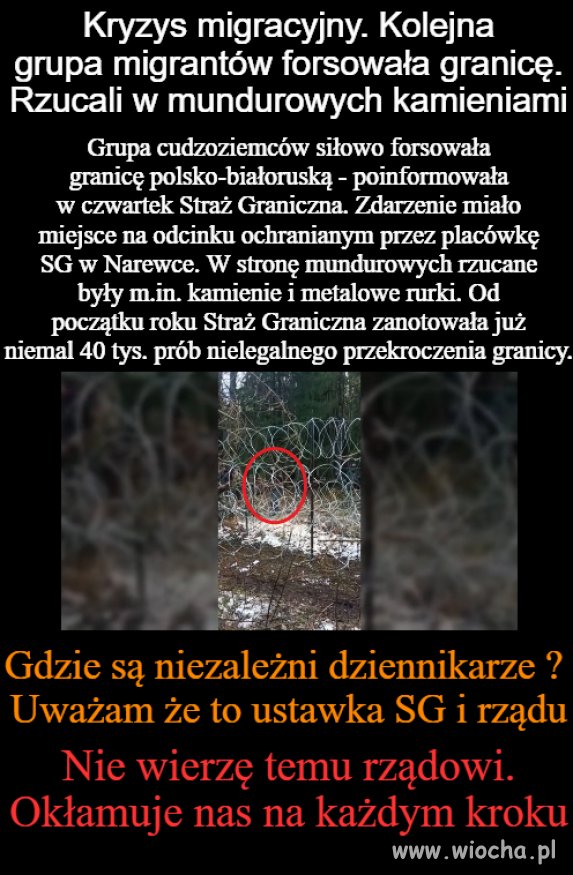 Gdzie są dziennikarze by mogli to potwierdzić ?