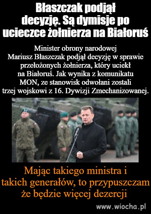 No, jak on podjął decyzję 
