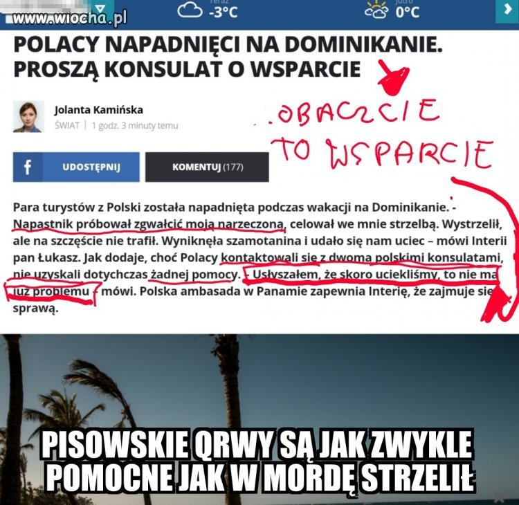 Drodzy rodacy wrzucam ku przestrodze