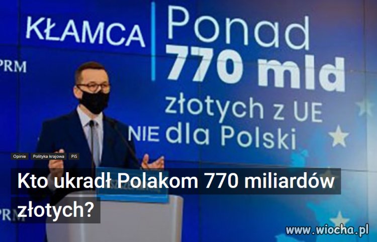 A mialo byc tak pieknie...zgodnie z propaganda!