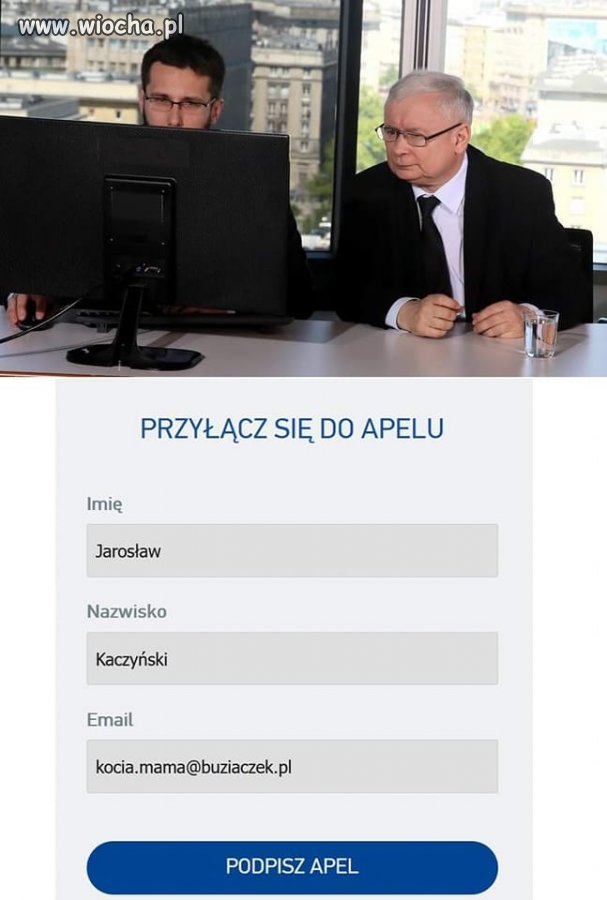On sie podpisał 