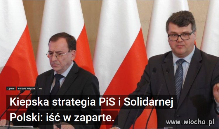Afera podsłuchowa mocno uderza w rząd PiS i Solidarnej Polski.