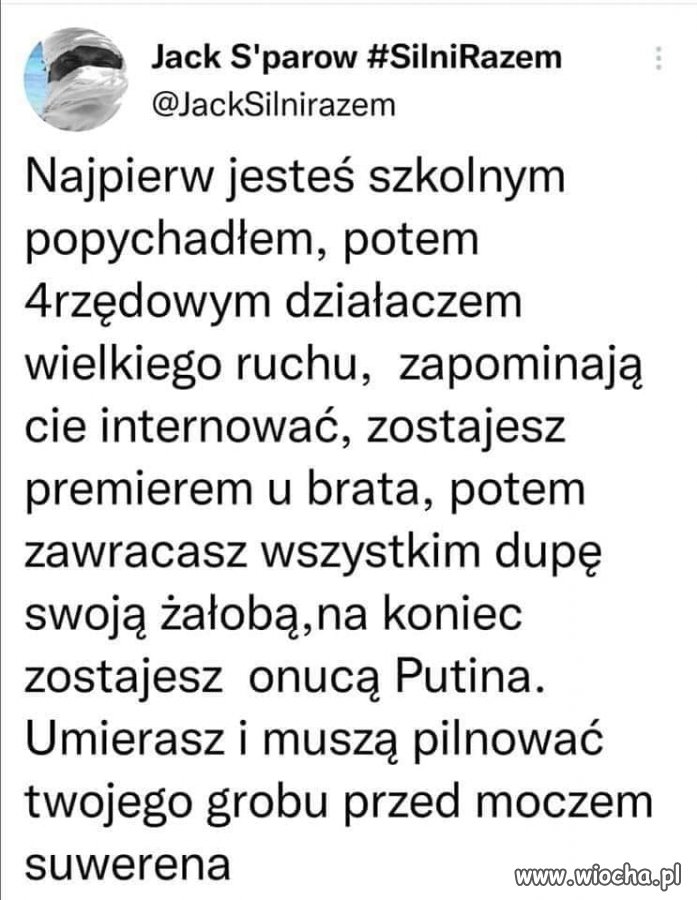 Taka jego kolej rzeczy ...
