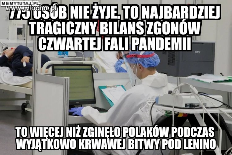 Ginie codziennie najwięcej Polaków od IIWW