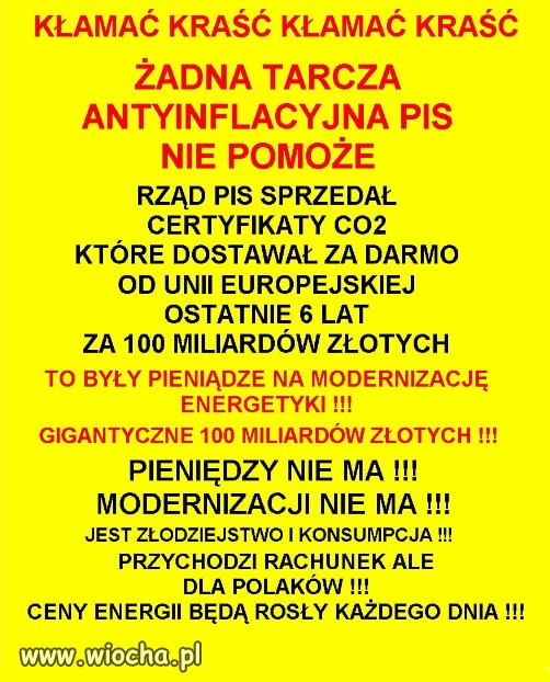 Tak wygladaja nieRzady zlodziejskiego PiSu...