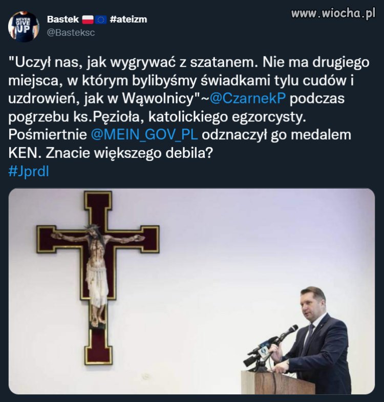 Radykał katolicki niczym się nie różniący od talibów