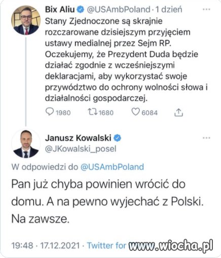 Jak się obraża sojusznika
