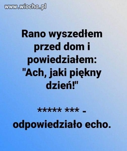 No proszę