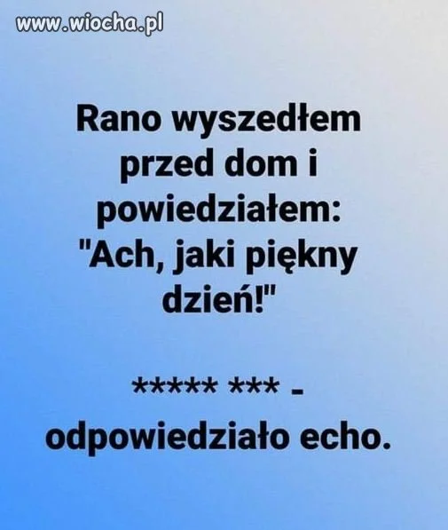 No proszę