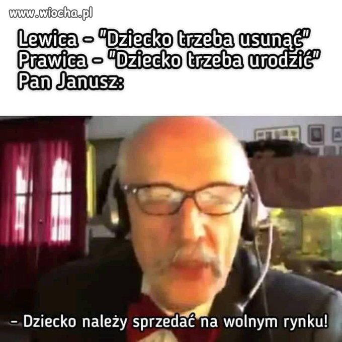 Pan Janusz na piąteczek.