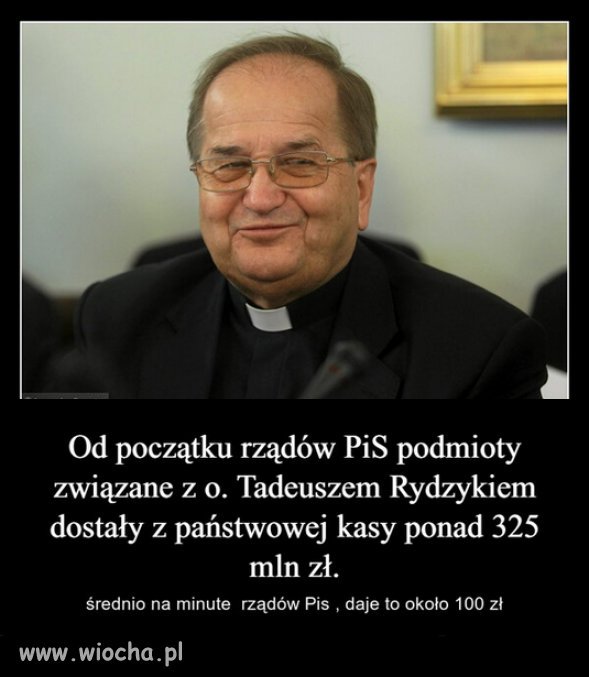 Polska ma rządy PiSu, na który głosowali wierni Rydzyka!
