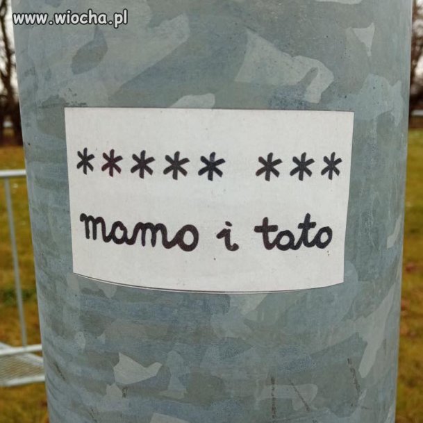 Przekaz od dzieci.