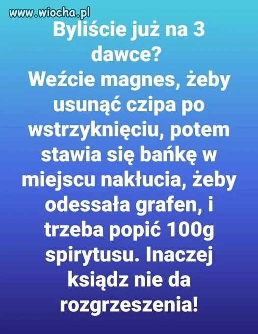 Instrukcja na trzecią dawkę