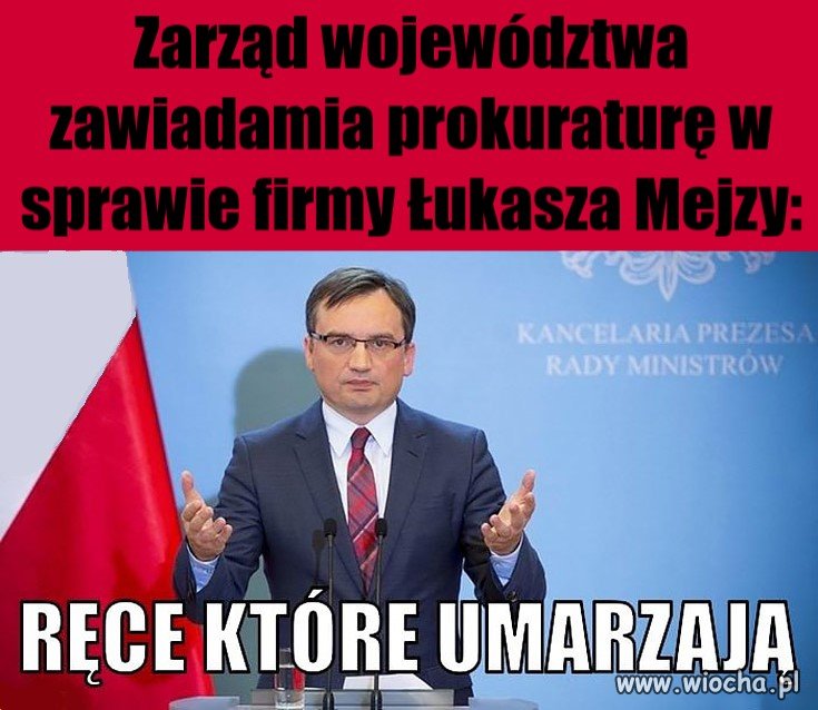Zarząd województwa zawiadamia prokuraturę w sprawie firmy Łukasza Mejzy