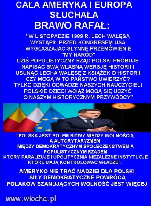 W Polsce sa jeszcze politycy swiatowego formatu!