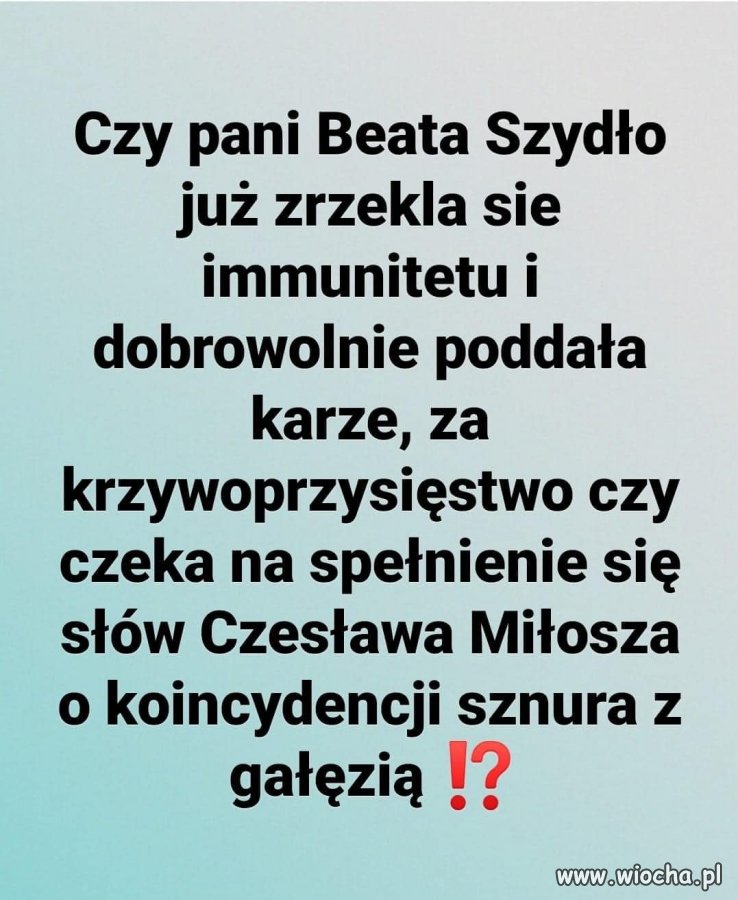 Dobre pytanie ...