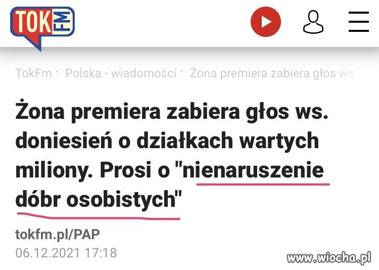 Dobra osobiste Morawieckich najbardziej narusza PRAWDA 