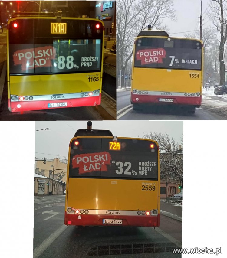 W Łodzi z autobusów dowiecie się więcej niż z TVP