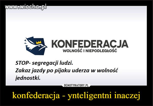 Takich wariatow 8% w Polsce, reszta w PiSie...