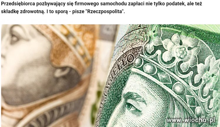Składka zdrowotna od sprzedanego auta
