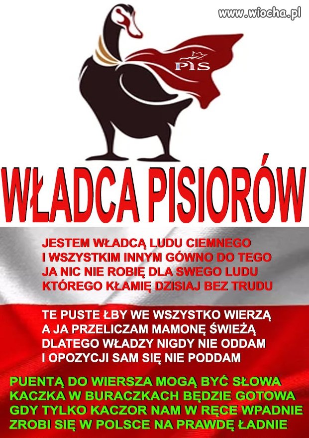 Taki wierszyk ... Już Wy wiecie o kim 