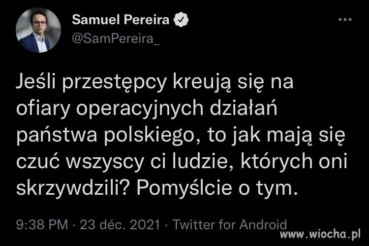I zaraz później przeprasza, że nie zrozumiał słowa pisanego.