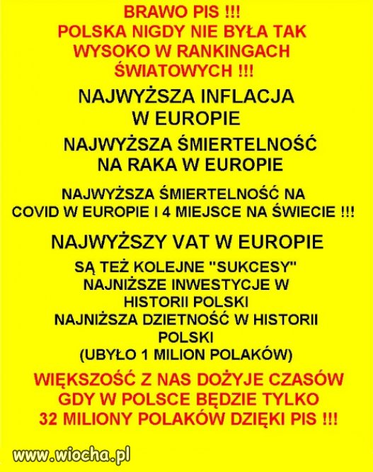 6 lat sukcesow PiSu, niszczenia, okradania i osmieszania Polski!