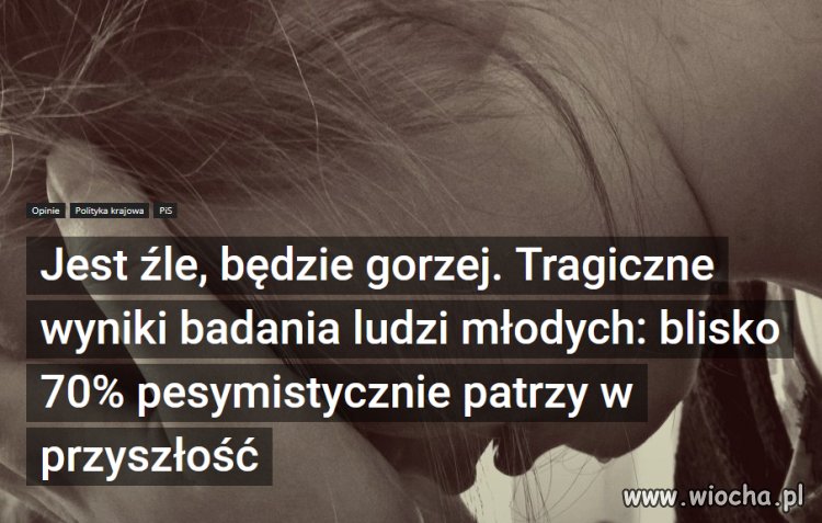 Młodzi ludzie nie widzą tutaj żadnych perspektyw..