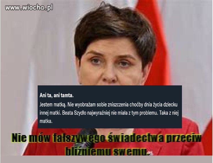 Nie mów fałszywego świadectwa...