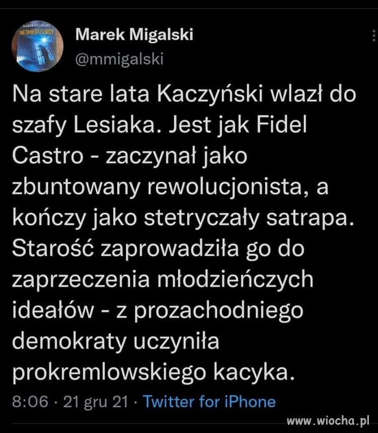Na stare lata stał się Castro-kurdupelkiem 