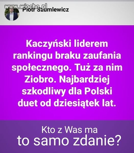 To są tylko liderzy