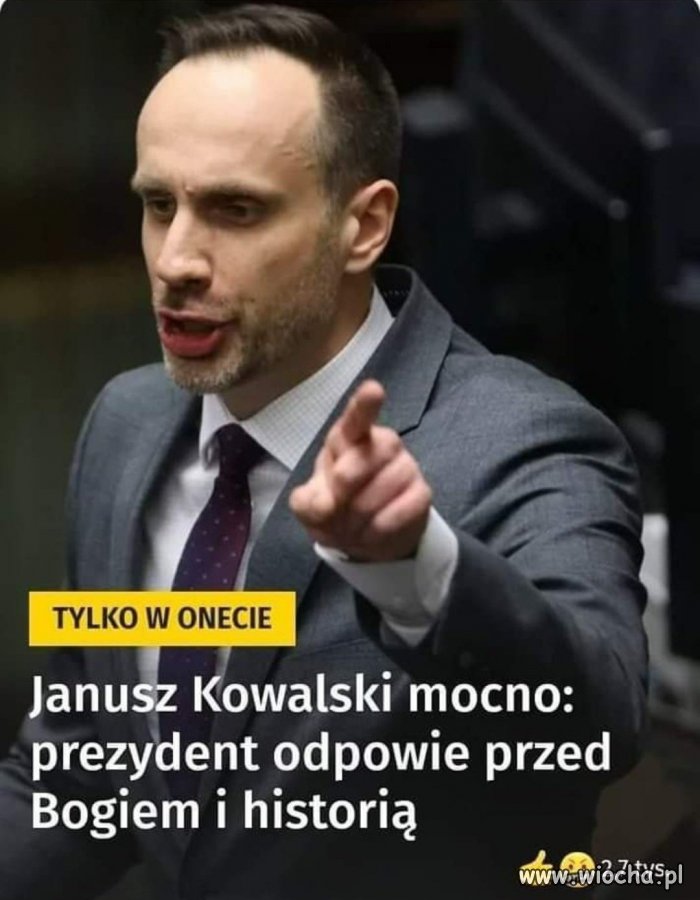 Ten osobnik jest przykładem, że w polskiej polityce może być każdy. Absolutnie każdy!