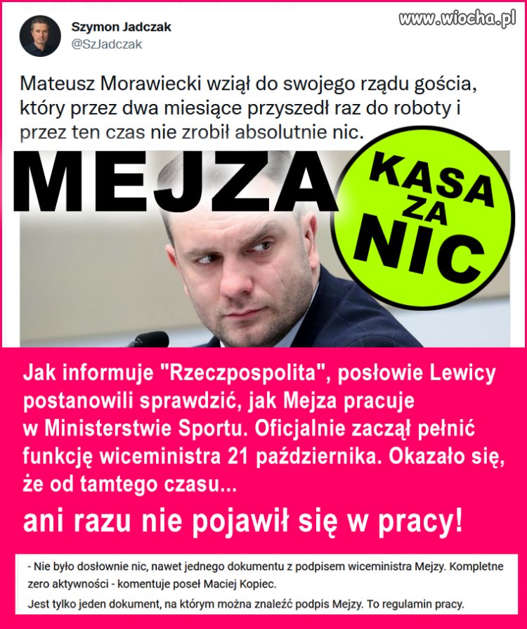 Ciężką pracą łajzy się bogacą 