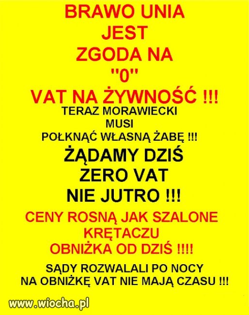 BRAWO UNIA!