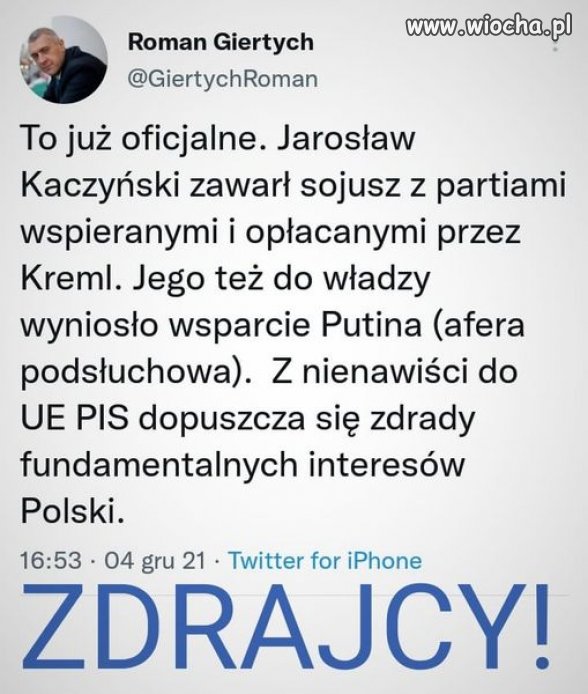 Zdrajcy !