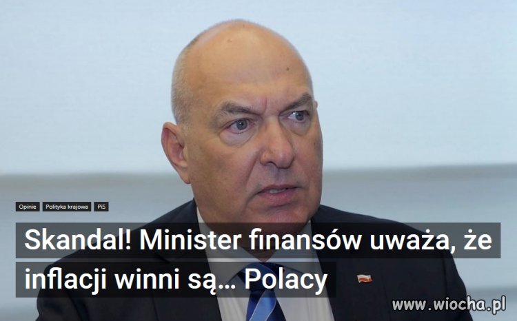 Za nieudolność i złodziejstwo PiSu, zawsze winny ktoś inny!