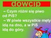 Popsute piwo powoduje biegunką