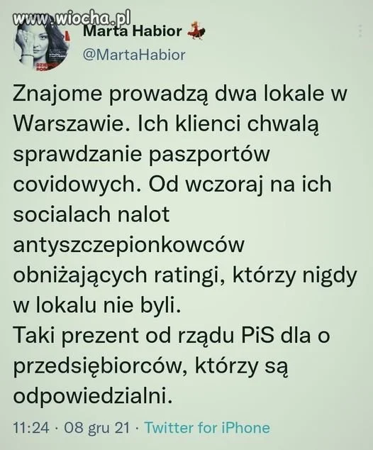 Antyszczepionkowcy nowa broń pisu