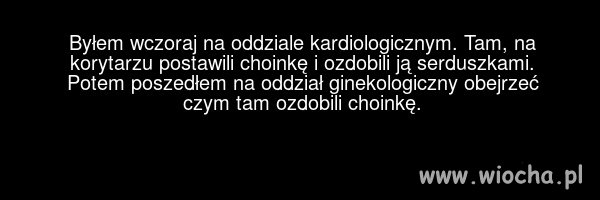 U stomatologa wisiały na choince ząbki.
