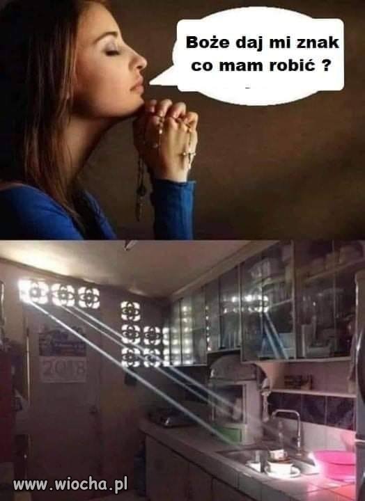 Daj mi jakiś znak 