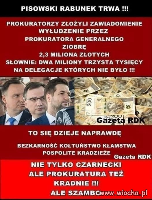 PiS kradnie gdzie popadnie ...