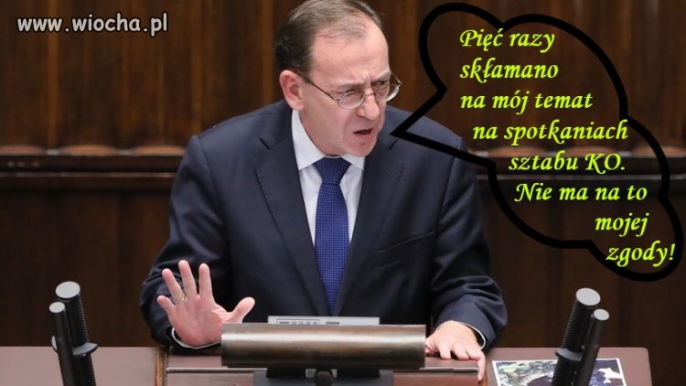 Pięć razy skłamano na mój temat na spotkaniach sztabu KO. Nie ma na to mojej zgody!