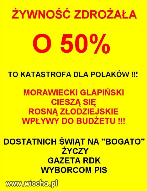 PiS zyczy Polakom, Wesolych Swiat...