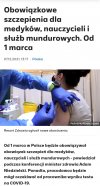Już słychać wycie antyszczepionkowców
