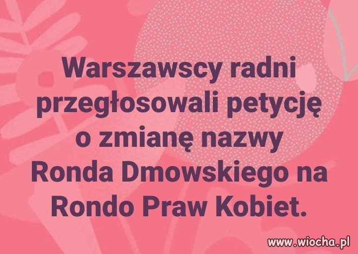 Rondo Praw Kobiet !