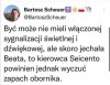 Może miał katar ?