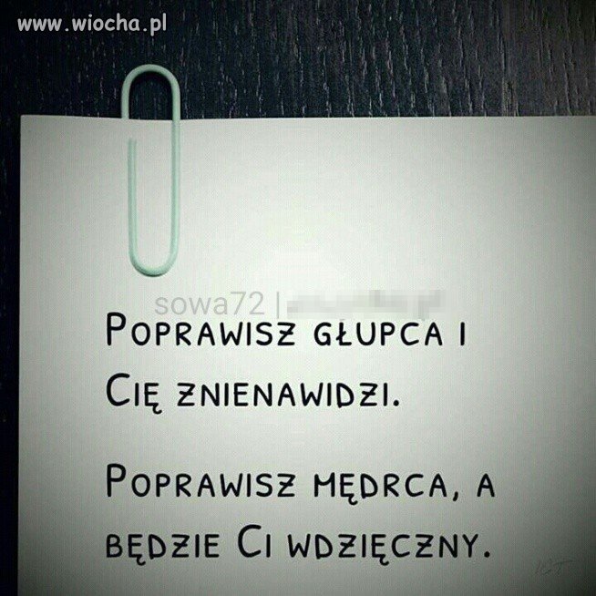 Stare mądre przysłowie 