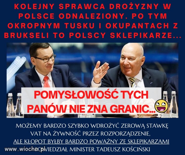 Kolejny sprawca inflacji