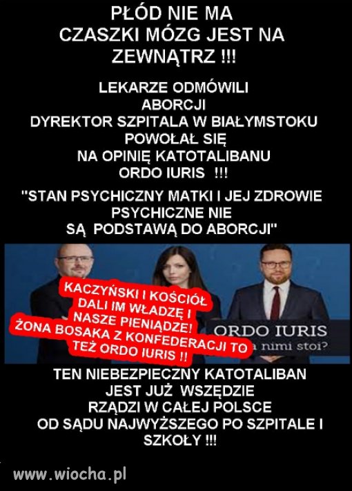 W Polsce juz rzadzi sekta fanatykow religijnych Ordo Iuris!